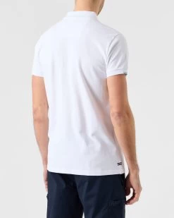 Weekend Offender Rivas Polo Shirt White 9 Weekend Offender Rivas Polo Shirt White -Fashion sportswear POSS2312 RIVAS WHITE 5583 MODEL