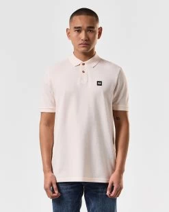 Weekend Offender Caneiros Polo Shirt Alabaster -Fashion sportswear POSS2401 CANEIROS ALABASTER 4078 MODEL