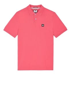 Weekend Offender Caneiros Polo Shirt Anthurium Pink