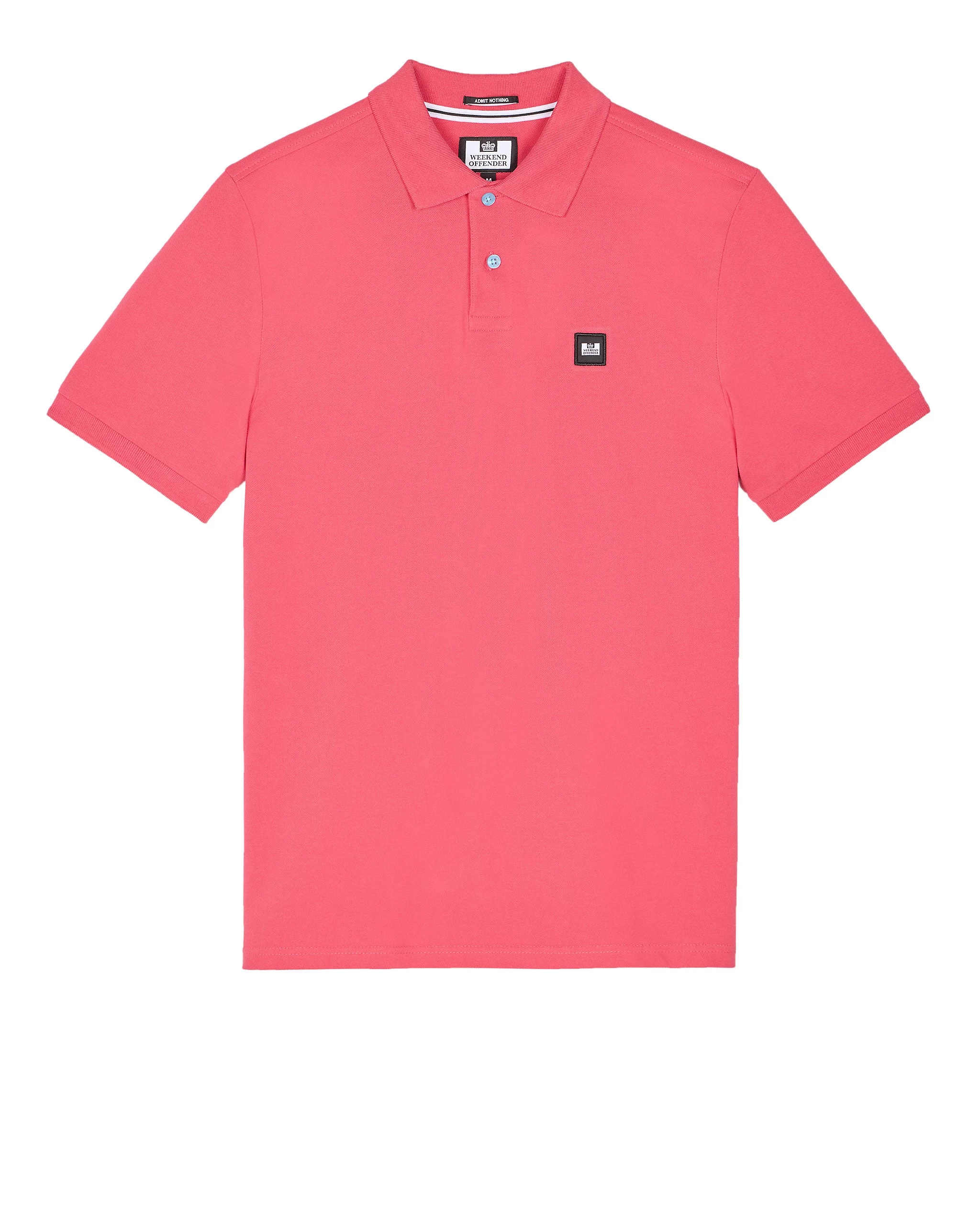 Weekend Offender Caneiros Polo Shirt Anthurium Pink - Plus Size 1 Weekend Offender Caneiros Polo Shirt Anthurium Pink - Plus Size