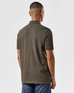 Weekend Offender Caneiros Polo Shirt Castle Green -Fashion sportswear POSS2401 CANEIROS CASTLE GREEN 3977 MODEL