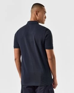 Weekend Offender Caneiros Polo Shirt Navy -Fashion sportswear POSS2401 CANEIROS NAVY 3861 MODEL