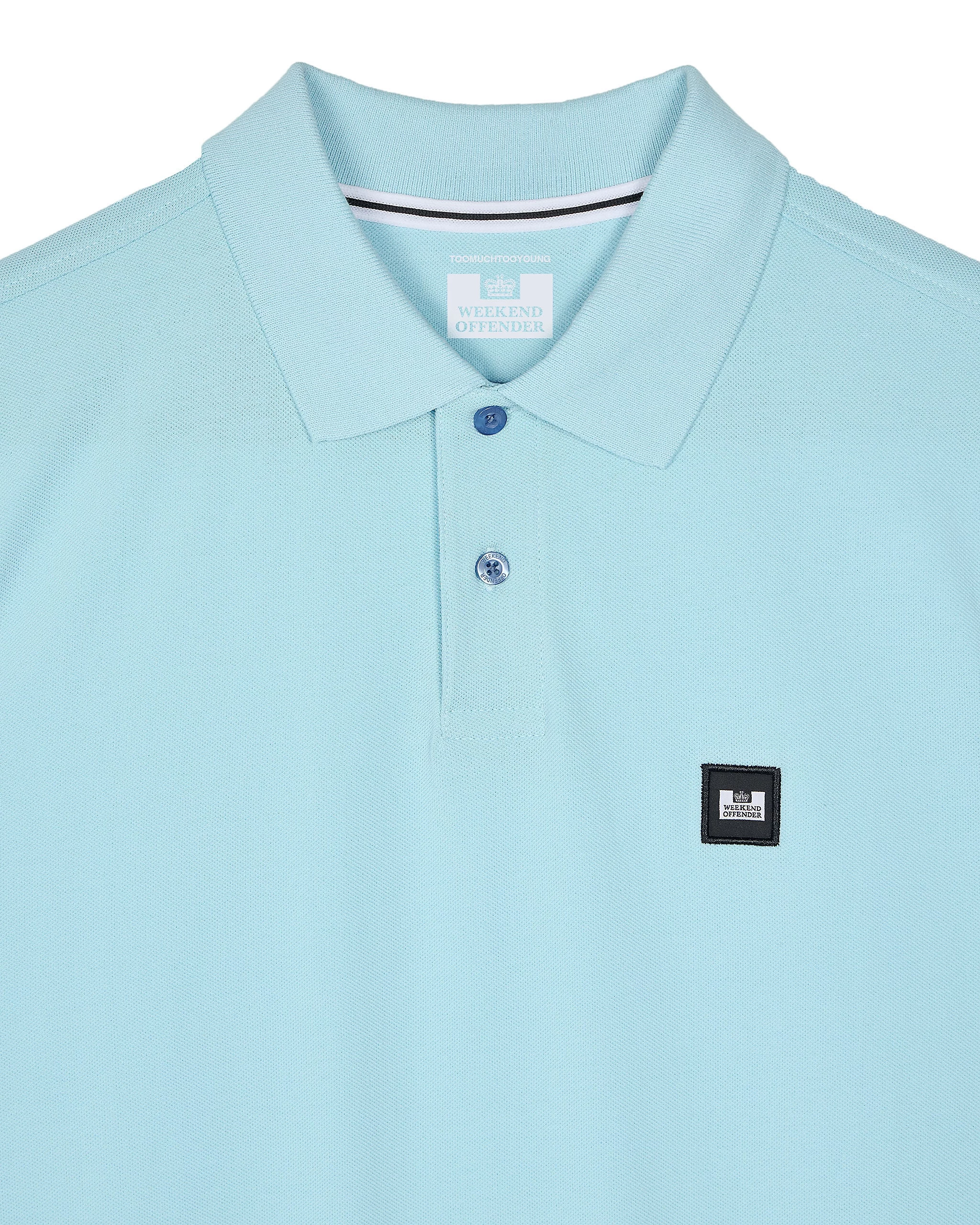 Weekend Offender Kids Caneiros Polo Shirt Saltwater 5 Weekend Offender Kids Caneiros Polo Shirt Saltwater - Image 5