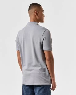 Weekend Offender Caneiros Polo Shirt Smokey Grey -Fashion sportswear POSS2401 CANEIROS SMOKEY 4108 MODEL