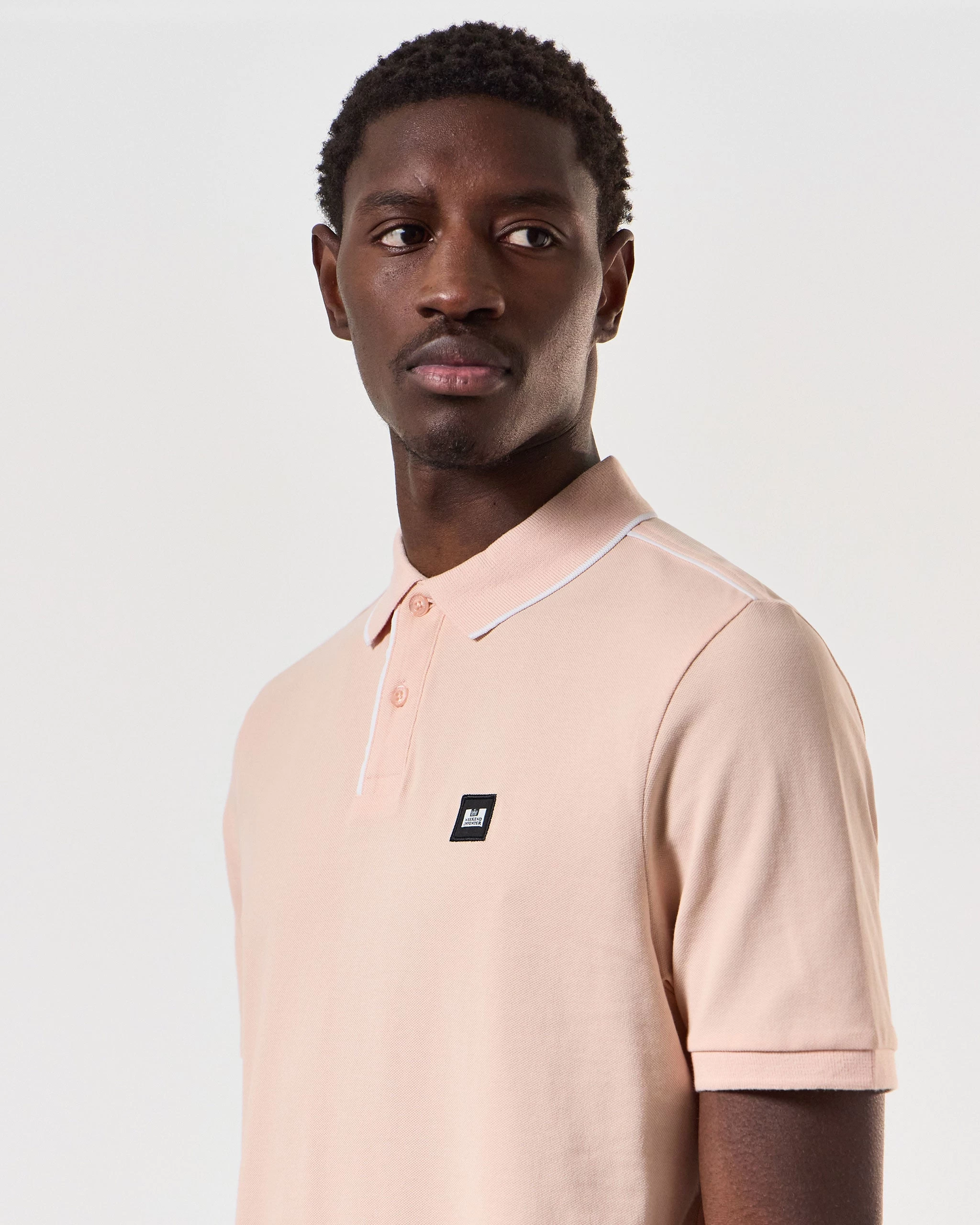Weekend Offender Astola Polo Shirt Nectar Pink 4 Weekend Offender Astola Polo Shirt Nectar Pink - Image 4