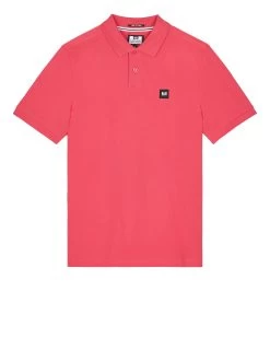 Weekend Offender Brant Polo Shirt Anthurium Pink