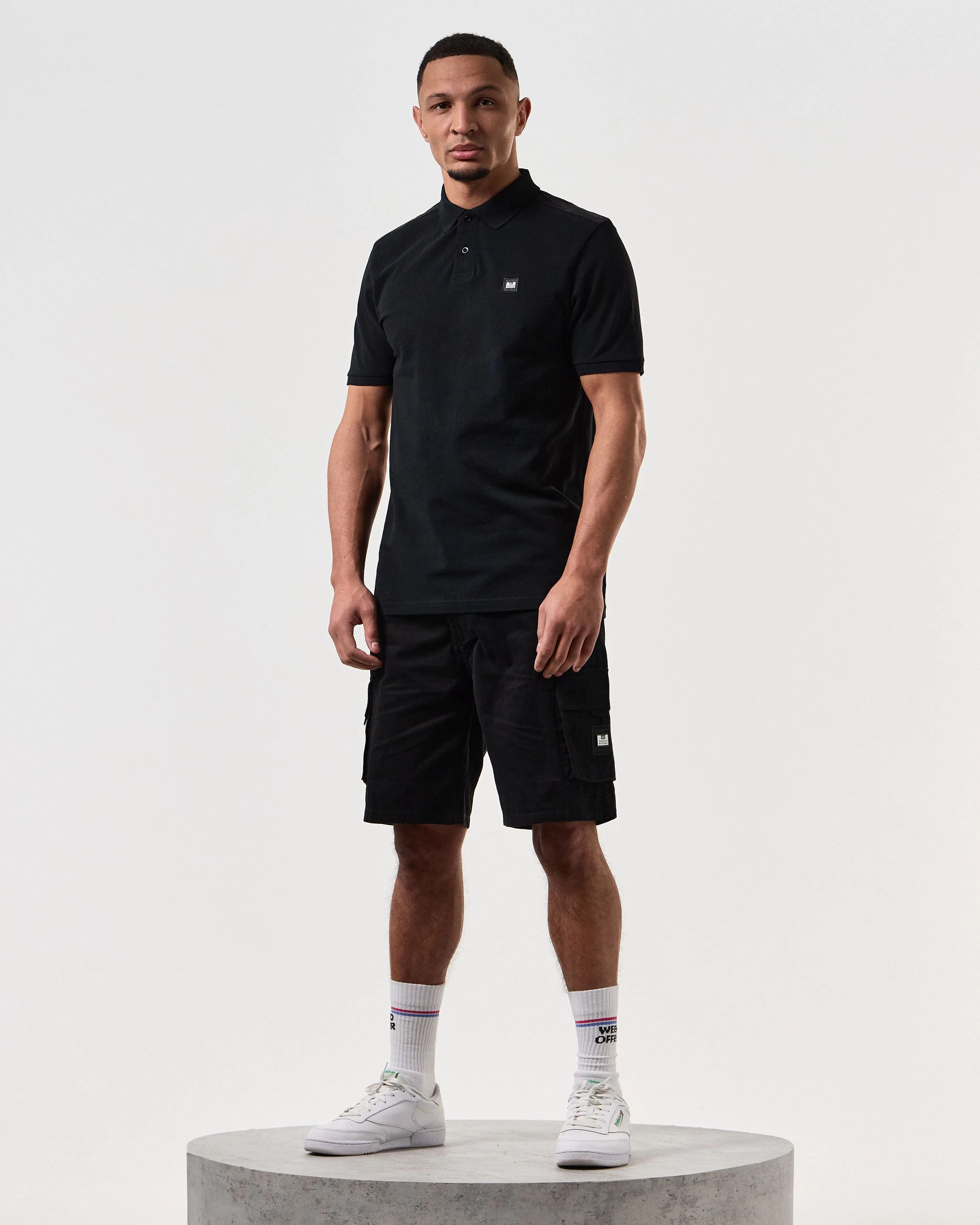 Weekend Offender Brant Polo Shirt Black 2 Weekend Offender Brant Polo Shirt Black - Image 2