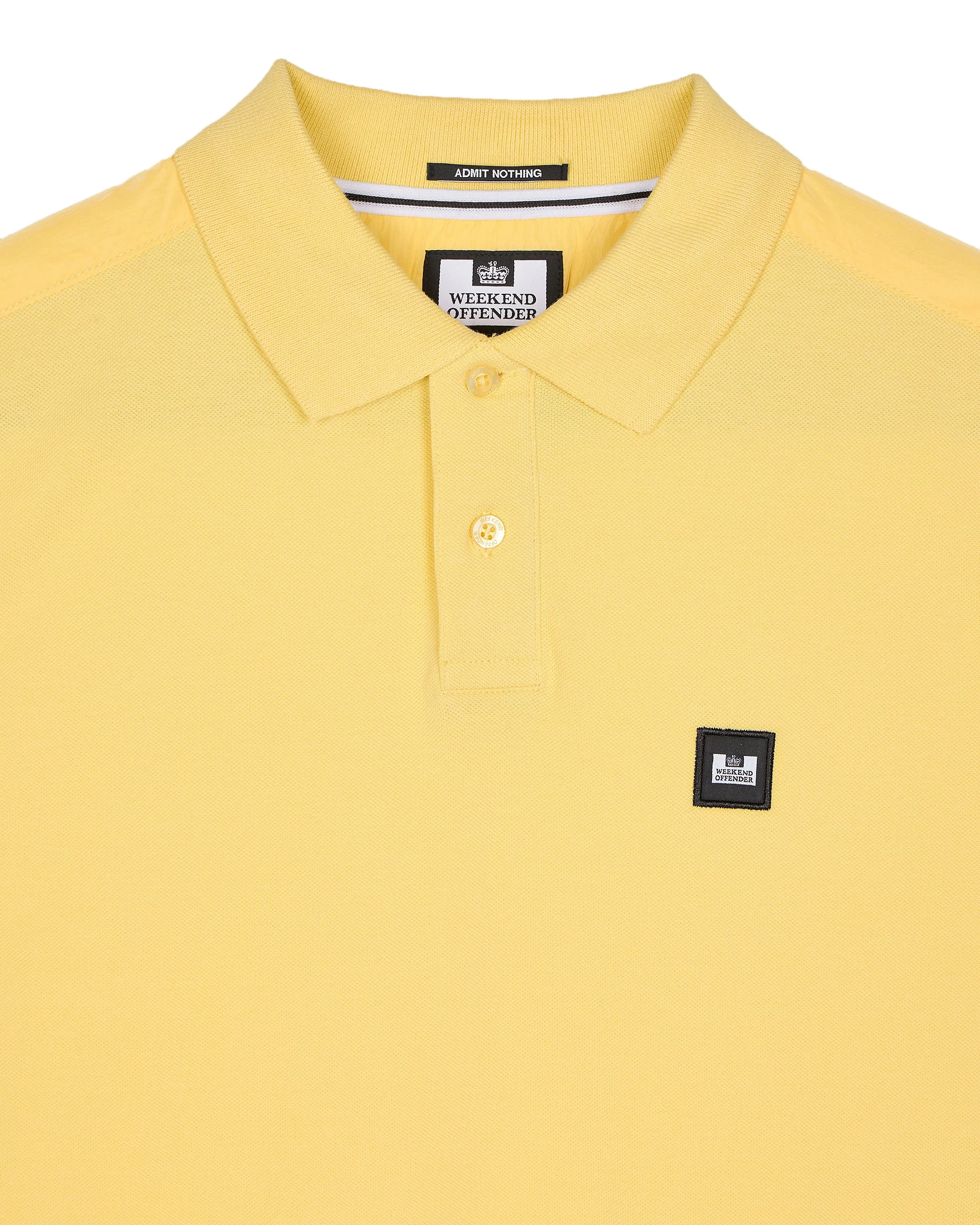 Weekend Offender Brant Polo Shirt Butter Yellow 5 Weekend Offender Brant Polo Shirt Butter Yellow - Image 5