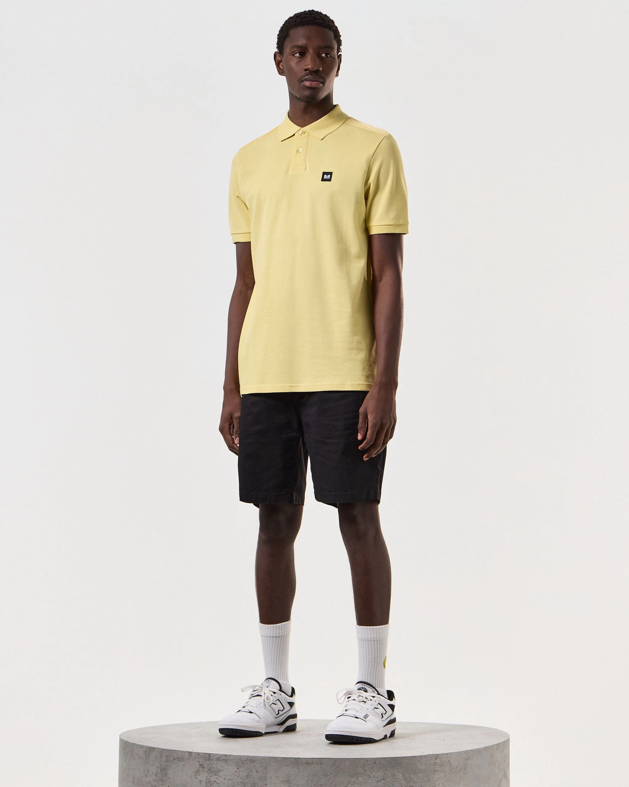 Weekend Offender Brant Polo Shirt Butter Yellow 2 Weekend Offender Brant Polo Shirt Butter Yellow - Image 2