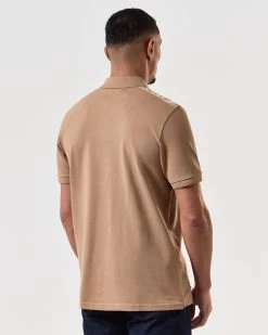 Weekend Offender Brant Polo Shirt Cognac Brown -Fashion sportswear POSS2403 BRANT COGNAC 7513