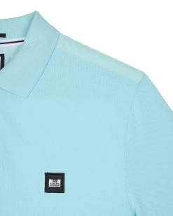 Weekend Offender Brant Polo Shirt Saltwater Blue -Fashion sportswear POSS2403 BRANT SALTWATER 10953