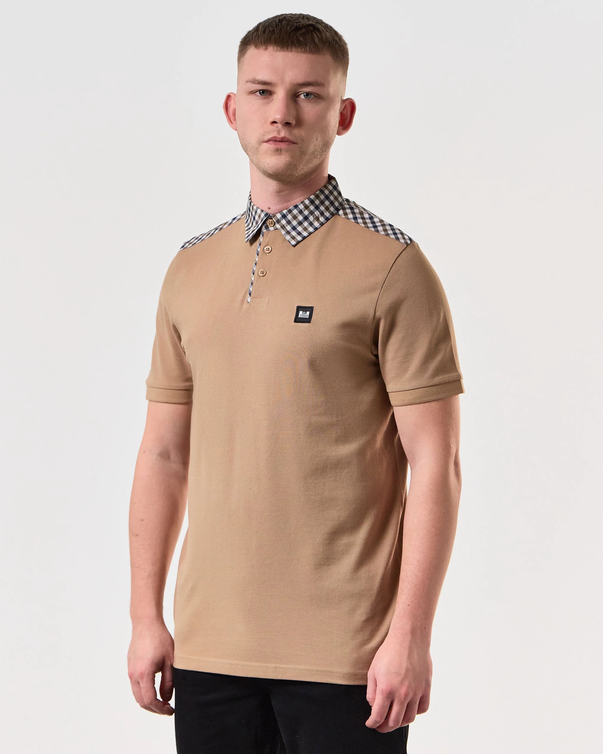 Weekend Offender Costa Polo Shirt Cognac Brown 3 Weekend Offender Costa Polo Shirt Cognac Brown - Image 3