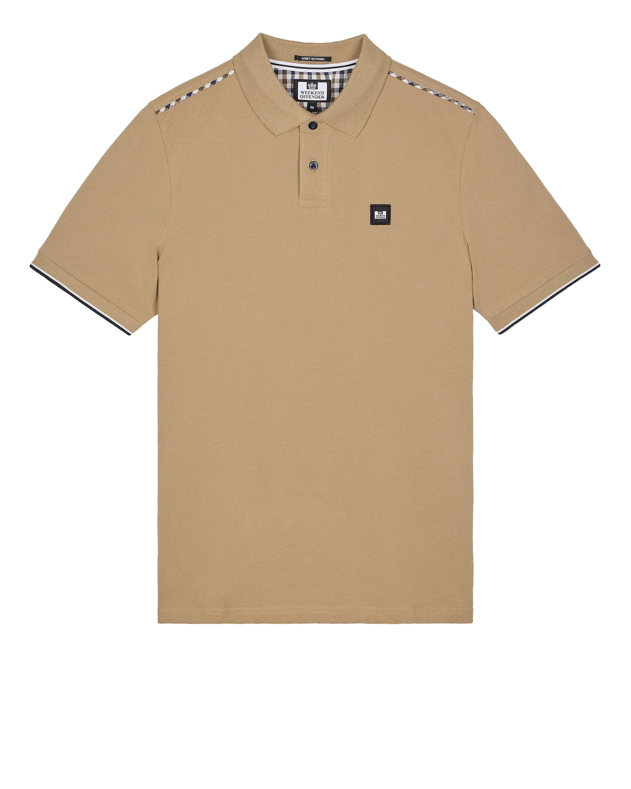 Weekend Offender Sakai Polo Shirt Cognac Brown - Plus Size 1 Weekend Offender Sakai Polo Shirt Cognac Brown - Plus Size