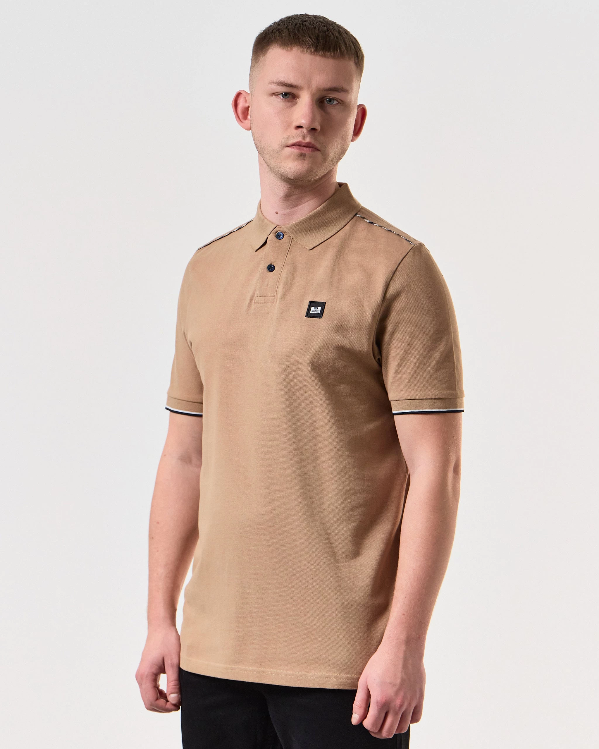 Weekend Offender Sakai Polo Shirt Cognac Brown 3 Weekend Offender Sakai Polo Shirt Cognac Brown - Image 3