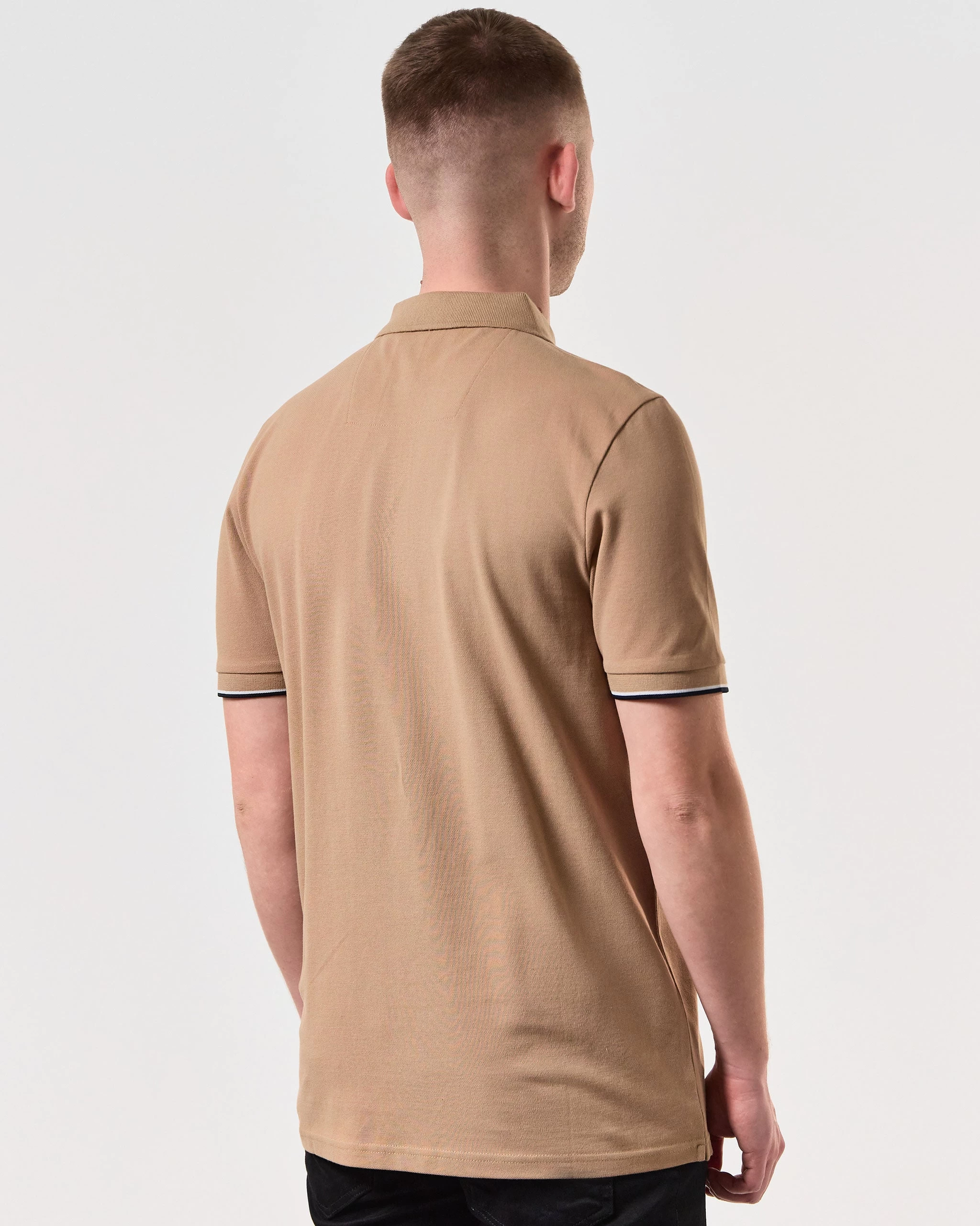 Weekend Offender Sakai Polo Shirt Cognac Brown 4 Weekend Offender Sakai Polo Shirt Cognac Brown - Image 4