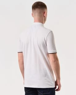 Weekend Offender Sakai Polo Shirt White -Fashion sportswear POSS2406 SAKAI WHITE 6143 MODEL