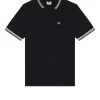 Weekend Offender Levanto Polo Shirt Black/Alabaster