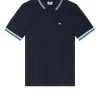 Weekend Offender Levanto Polo Shirt Navy/Saltwater Blue