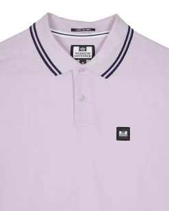Weekend Offender Levanto Polo Shirt Periwinkle/Bright Navy -Fashion sportswear POSS2408 LEVANTO PERIWINKLE 10653