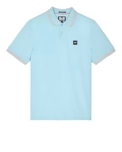 Weekend Offender Levanto Polo Shirt Saltwater Blue/Alabaster
