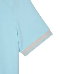 Weekend Offender Levanto Polo Shirt Saltwater Blue/Alabaster -Fashion sportswear POSS2408 LEVANTO SALTWATER 10689