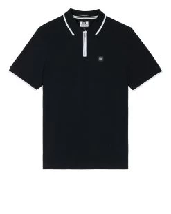 Weekend Offender Shore Polo Shirt Black