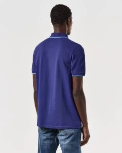 Weekend Offender Shore Polo Shirt Bright Navy -Fashion sportswear POSS2410 SHORE BRIGHT NAVY 6708