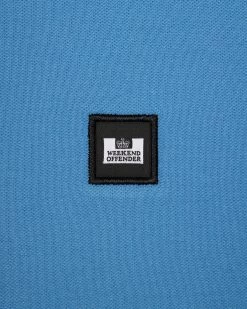 Weekend Offender Shore Polo Shirt Coastal Blue -Fashion sportswear POSS2410 SHORE COASTAL 7800