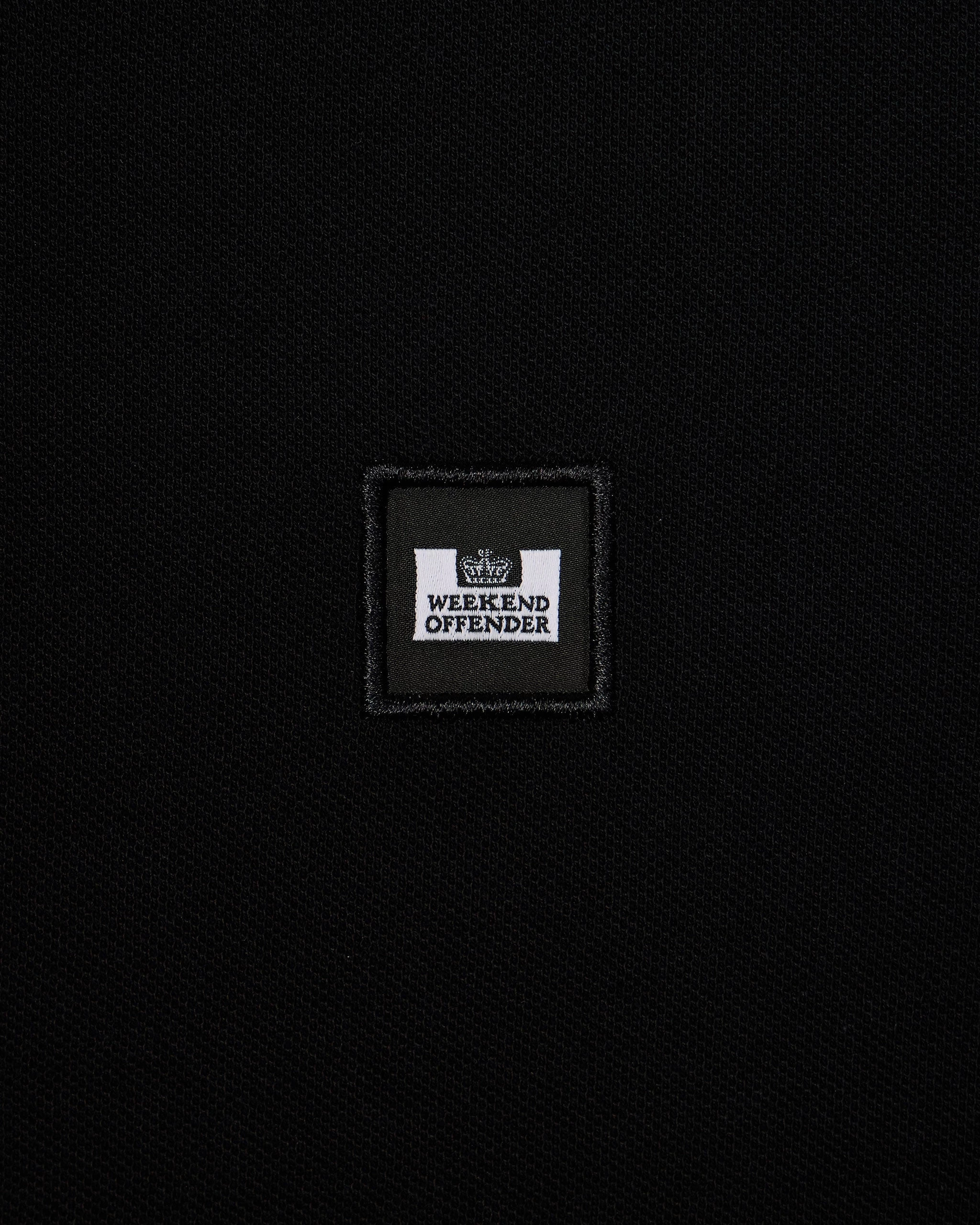 Weekend Offender Rivas Polo Shirt Black/Smokey Grey 7 Weekend Offender Rivas Polo Shirt Black/Smokey Grey - Image 7