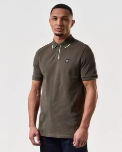 Weekend Offender Rivas Polo Shirt Castle Green/Pale Moss Green 8 Weekend Offender Rivas Polo Shirt Castle Green/Pale Moss Green -Fashion sportswear POSS2411 RIVAS CASTLE GREEN 7525