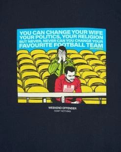 Weekend Offender Eric Graphic T-Shirt Navy -Fashion sportswear PTAW23 01 ERIC NAVY 2103