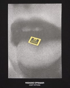 Weekend Offender Trip Graphic T-Shirt Black -Fashion sportswear PTAW23 08 TRIP BLACK 2189