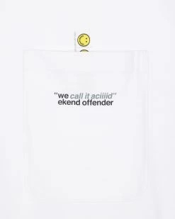 Weekend Offender Aciiid Oversized Graphic T-Shirt White -Fashion sportswear PTAW23 09 ACIIID WHITE 2204
