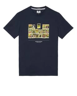 Weekend Offender Polaroids Graphic T-Shirt Navy