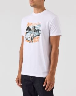 Weekend Offender 944 Graphic T-Shirt White -Fashion sportswear PTAW2306 944 WHITE 0057