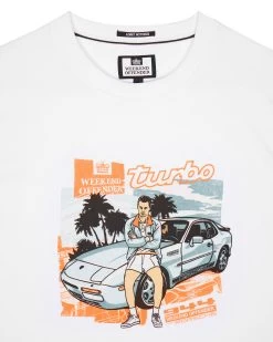 Weekend Offender 944 Graphic T-Shirt White -Fashion sportswear PTAW2306 944 WHITE 6119