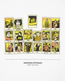 Weekend Offender Polaroids Graphic T-Shirt White -Fashion sportswear PTAW2313 POLAROIDS WHITE 6135