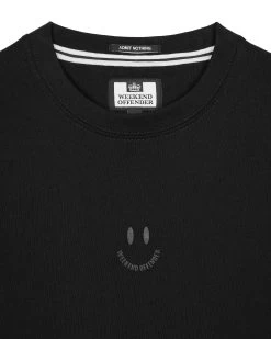 Weekend Offender Smile Graphic T-Shirt Black -Fashion sportswear PTAW2314 SMILE BLACK 0082