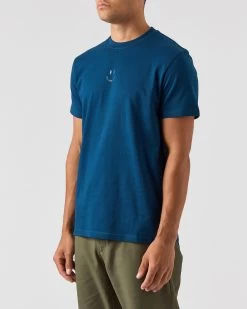 Weekend Offender Smile Graphic T-Shirt Juniper Blue -Fashion sportswear PTAW2314 SMILE JUNIPER 0464