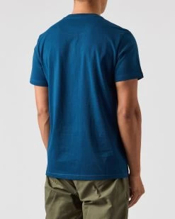 Weekend Offender Smile Graphic T-Shirt Juniper Blue -Fashion sportswear PTAW2314 SMILE JUNIPER 0465