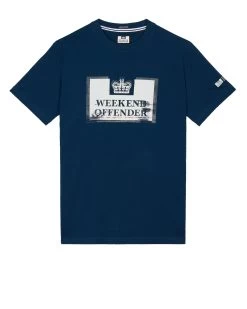 Weekend Offender Bonpensiero Graphic T-Shirt Juniper Blue