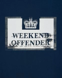 Weekend Offender Bonpensiero Graphic T-Shirt Juniper Blue -Fashion sportswear PTAW2316 BONPENSIERO JUNIPER 0080