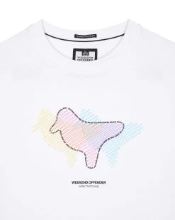Weekend Offender Gabe Graphic T-Shirt White -Fashion sportswear PTSS23 07 GABE WHITE 5602