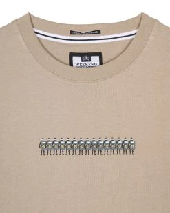 Weekend Offender Peace Graphic T-Shirt Bark -Fashion sportswear PTSS23 09 PEACE BARK 5191