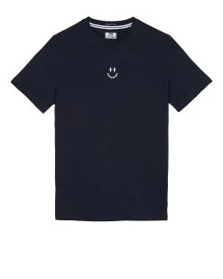 Weekend Offender Smile Graphic T-Shirt Navy