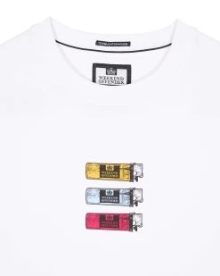Weekend Offender Clipper Graphic T-Shirt White -Fashion sportswear PTSS23 14 CLIPPER WHITE 3341