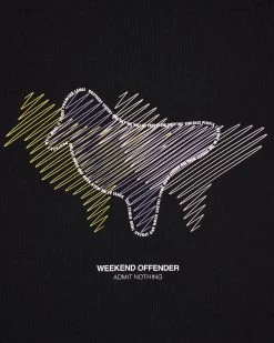 Weekend Offender Gabe Graphic T-Shirt Black -Fashion sportswear PTSS2307 GABE BLACK 6327