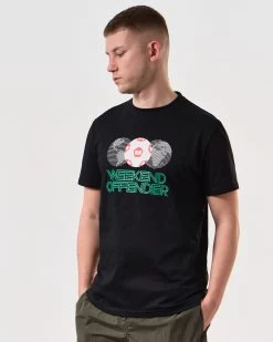 Weekend Offender Mexico Graphic T-Shirt Black -Fashion sportswear PTSS2402 MEXICO BLACK 6407 MODEL