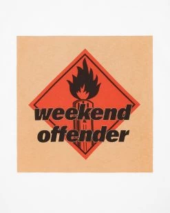 Weekend Offender Blue Lines Graphic T-Shirt White -Fashion sportswear PTSS2403 BLUE LINES WHITE 7181copy