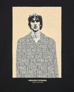 Weekend Offender Symphony Graphic T-Shirt Black -Fashion sportswear PTSS2407 SYMPHONY BLACK 2977